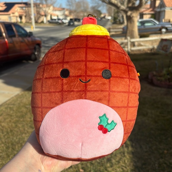"Roger" Medium Sized Original Squishmallow Christmas Ham Plush Toy - Picture 1 of 5